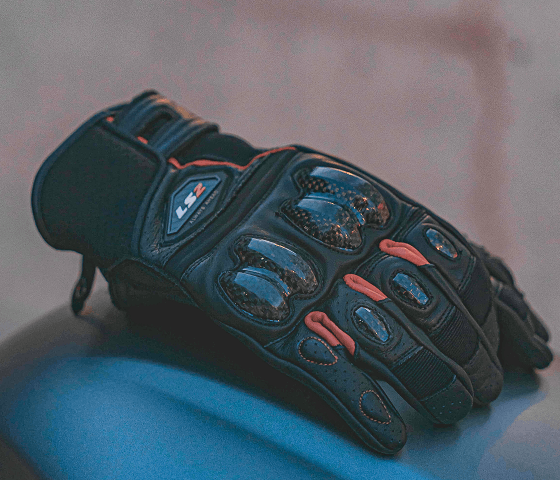 LS2 Spark II Leather Black/H-V MAN